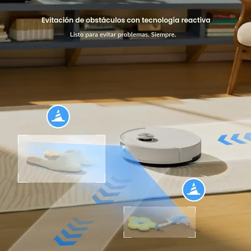 Miniatura 3 de roborock Robot aspirador y trapeador Q10 S5+, succión de 10,000 Pa, mejorado desde Q8 max+, 70 días de autovaciado, evita obstáculos, trapeador