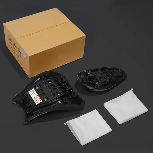 Miniatura 4 de SLMOTO Cojín de asiento de motocicleta para asiento delantero y trasero, asiento de conductor y pasajero, apto para Kawasaki Z900 Z 900 2017-2023