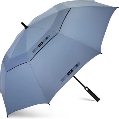 Miniatura 18 de ZOMAKE - Paraguas de golf a prueba de viento, extragrande, de gran tamaño, de doble dosel resistente para lluvia, juegos deportivos y carrito