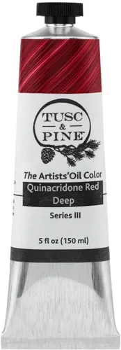 Miniatura 79 de Tusc & Pine Pintura al óleo Artist – Alizarin Crimson, 1.4 fl oz, sin amarilleo, consistencia rica y cremosa, carga máxima de pigmento, pinturas al