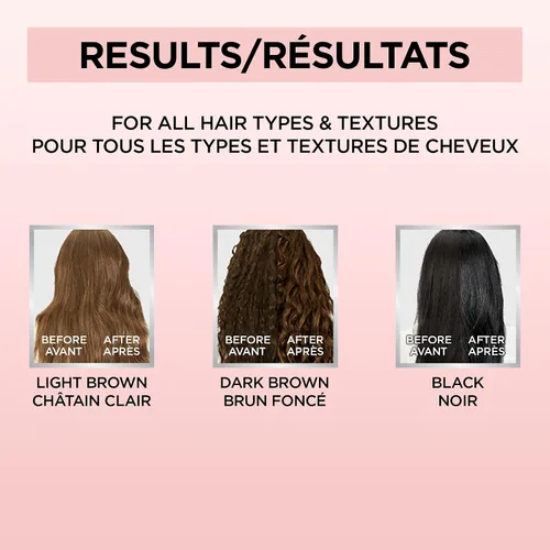 Miniatura 3 de L'Oreal Paris Le Color One Step Toning Hair Gloss, Castaño Frío, 4 onzas Fresco Morena