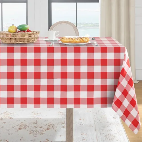 Softalker Mantel cuadrado a cuadros a cuadros para exteriores, impermeable, resistente a las manchas, lavable, para picnic, campamento, comedor,