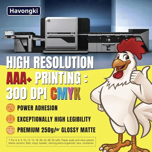 Miniatura 5 de Havongki 100 hojas – VOL.1 – Etiquetas personalizadas para cartón de huevos de 4 x 2 pulgadas, calcomanías adhesivas de huevos frescos de granja