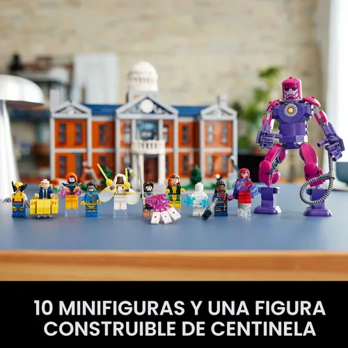 Miniatura 5 de LEGO Marvel X-Men El Conjunto de Construcción de La Mansión X - Kit de Manualidades DIY de Coleccionables de Marvel para Adultos, Edades 18+