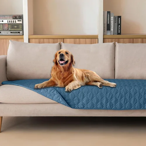 Miniatura 82 de gogobunny Manta 100% Impermeable de Doble Cara para Perros, Cubierta Suave para Cama de Mascotas, Reversible, Protege Muebles, Sillón, Sofá, Coche