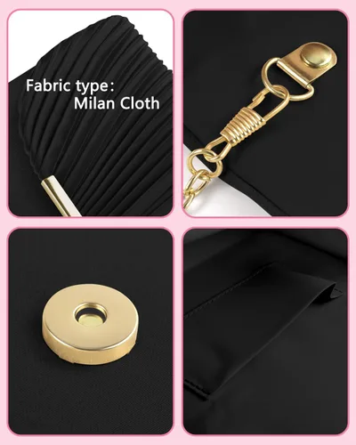 Miniatura 5 de TINDTOP Bolsos de mano para mujer, bolsos de noche para formal, boda, fiesta, cóctel, graduación, bandolera, sobre, hombro, bolsa de hombro