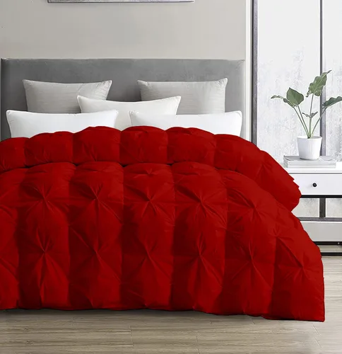 Miniatura 25 de SLEEP-NEST Edredón Twin XL - 68x92 pulgadas Ultra Suave para Todas las Estaciones Plisado Pinzado 1 Pieza Manta - Elegante Diseño Pintuck Edredón
