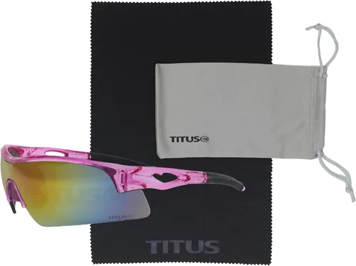 Miniatura 37 de TITUS G20 Gafas de seguridad para todos los deportes, protección para motocicletas, compatibles con ANSI Z87+ Marco negro - Lente ahumado - Con bolsa
