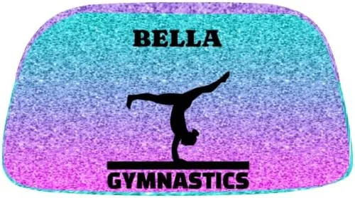 Miniatura 7 de Bolsa de baile personalizada para niña, bolsa de lona deportiva personalizada, bolsas de fin de semana, bolsa de viaje para gimnasia y teñido