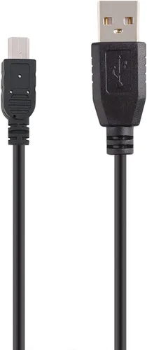 Miniatura 9 de Mini cable de alimentación USB de 90 grados en ángulo izquierdo (sin transferencia de datos) - USB 2.0 A-macho a Mini-B cable de alimentación