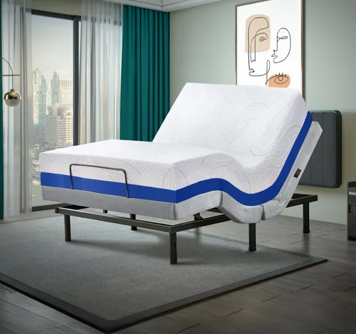 Miniatura 26 de Irvine Home Collection Base de cama ajustable de tamaño individual XL, características cargadas, gravedad cero, sin ronquidos, posiciones de memoria