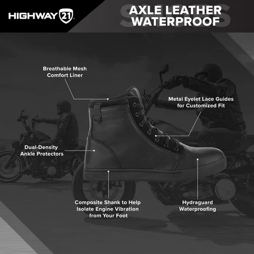 Miniatura 4 de HIGHWAY 21 Zapato impermeable de cuero AXLE