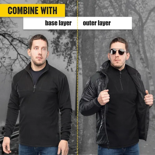 Miniatura 4 de M-Tac - Sudadera de forro polar para ropa interior Tactical Top Delta