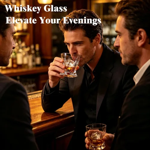 Miniatura 2 de Juego de 2 vasos de whisky, juego de regalo de piedras de whisky, vasos de whisky antiguos, juego de regalo de taza de vidrio de bar, regalos