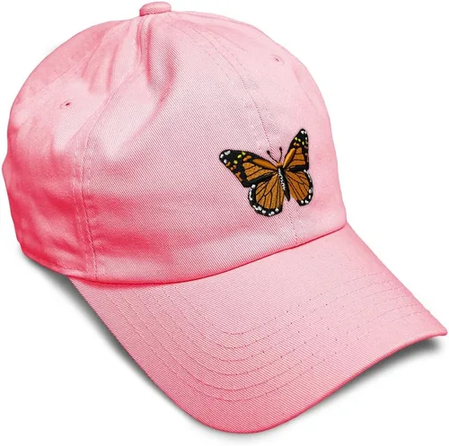 Miniatura 49 de Gorra de béisbol suave con diseño de mariposa monarca, con insectos, bordado de mariposa, de algodón, para hombres y mujeres