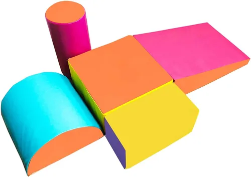 Miniatura 9 de C-CHAIN Esterilla de quesos plegable para gimnasia, gimnasio, fitness, habilidad para voltear en forma de habilidad para niños, jugar en casa