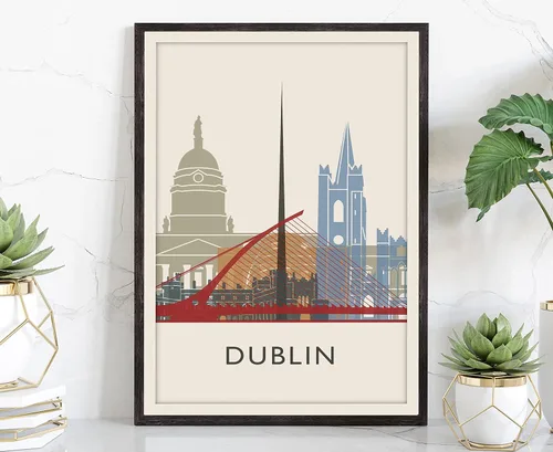 Miniatura 35 de Póster de ilustración de Lisboa, póster de horizonte de Lisboa Portugal, impresión de paisaje urbano y monumento, arte de pared para el hogar