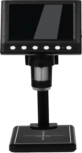 Miniatura 6 de DM7 Microscopio de monedas de 4.3 pulgadas, HD 720P, microscopio digital LCD de 4.3 pulgadas para colección de monedas, lupa de monedas 50X-1000X