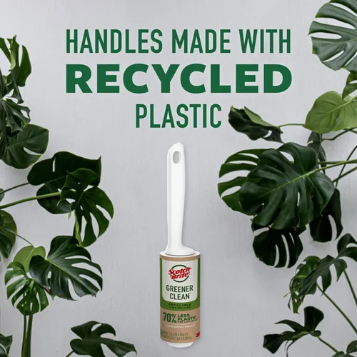 Miniatura 3 de Scotch-Brite Greener Clean - Rodillo de pelusa reutilizable para ropa, muebles y pelo de mascotas, ordenar telas con un removedor de pelusa más