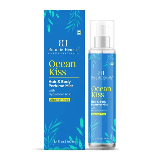 Miniatura 10 de Botanic Hearth Café Bean Perfume para el cabello y niebla corporal con ácido hialurónico – Spray corporal sin alcohol para fragancia duradera e