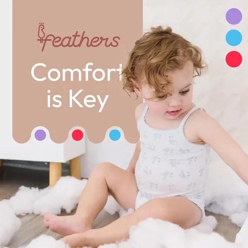 Miniatura 5 de Feathers Leafy Style - Body para bebé niña, súper suave, de una pieza para niños pequeños (paquete de 4)
