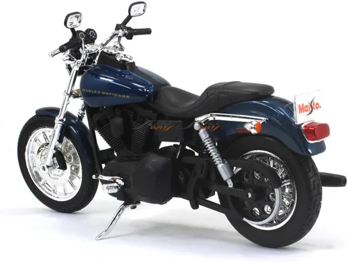 Miniatura 4 de Maisto 2004 Harley Davidson Dyna Super Glide Sport Bike 1/12 Motocicleta Azul