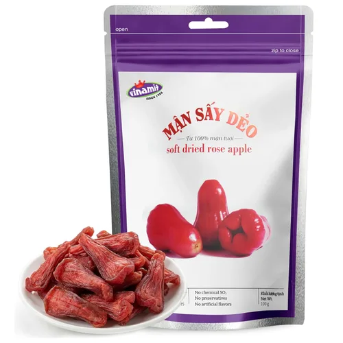 Miniatura 26 de Vinamit Fruta de Guanábana Seca Suave con Chile Bolsa de 3.5 oz Aperitivos de Fruta Exótica Masticables Vegano, Sin Gluten, Sin OMG Alto
