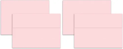 Miniatura 8 de Paquete de 50 sobres de 4 x 6 pulgadas para invitación, sobres A6 autosellantes para tarjetas, fotos, bodas, cumpleaños, fiestas, baby shower