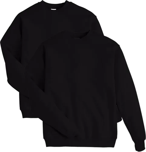 Miniatura 9 de Hanes EcoSmart - Sudadera de forro polar con cuello redondo para hombre, disponible en tallas grandes y altas, paquete de 1 o 2