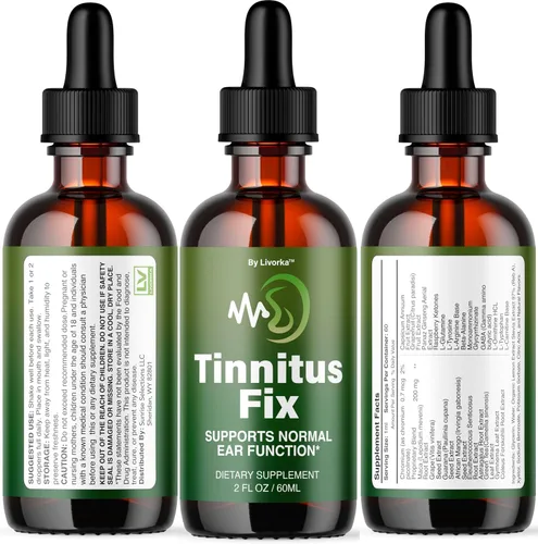 Miniatura 9 de TinnitusFix Drops - Oficial TinnitusFix Advanced Liquid Hearing Support Drop, suplemento totalmente natural Vitaminas para oído y audición