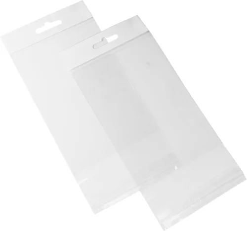 Miniatura 2 de 888 Display – 200 bolsas de golosinas ultra transparentes, panadería, vela, jabón, bolsas de galletas con sello adhesivo