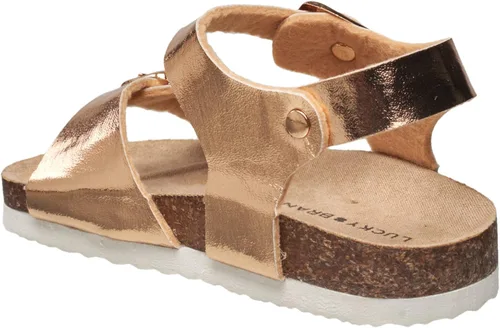 Miniatura 4 de Lucky Brand Sandalias unisex para niños Blanc de 2 correas para niños pequeños
