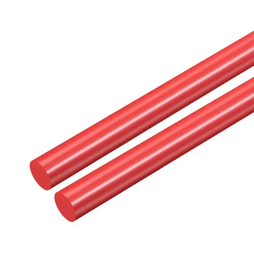 Miniatura 51 de uxcell Varilla redonda de plástico de 1/2 pulgada de diámetro y 20 pulgadas de longitud, varillas de polioximetileno, barras redondas de plástico