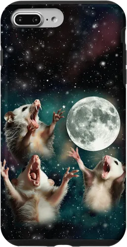 Miniatura 12 de Three Possum Moon 3 Opossum Funny Weird Cursed Meme Case para iPhone 17