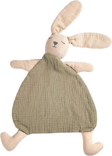 Miniatura 17 de lulumoon Manta de seguridad de oso para bebés: muselina agradable para la piel, ideal para viajes y guarderías, regalo para recién nacidos para baby