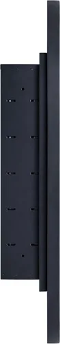 Miniatura 6 de Botiquín de baño empotrado ovalado negro mate con espejo de acero inoxidable con marco de metal oblongo, gabinete de baño con espejo de 16 x 33