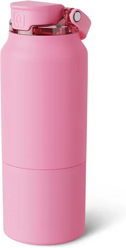 Miniatura 15 de BrüMate Rise - Botella de agua de 18 onzas con popote de silicona cubierto Botella de agua para niños aislada 100% a prueba de fugas Base apta
