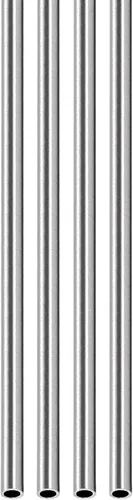 Miniatura 21 de DTGN Tubo de acero inoxidable 304 de 0.276 in x 0.008 in x 9.843 in (ODxWall TxL) - Paquete de 4 - Bueno para equipos de maquinaria - Tubos de metal