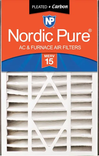 Miniatura 31 de Nordic Pure 16 x 25 x 5 (tamaño real: 15 5/8 x 24 1/8 x 4 7/8) Filtro de aire Air Bear Merv 8 de repuesto para reducción de olores de carbono puro