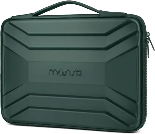 Miniatura 10 de MOSISO Funda rígida para laptop de 13 a 14 pulgadas, impermeable, a prueba de golpes, compatible con MacBook Neo 13/Air 13.3 13.6/Pro 13/14, HP Dell