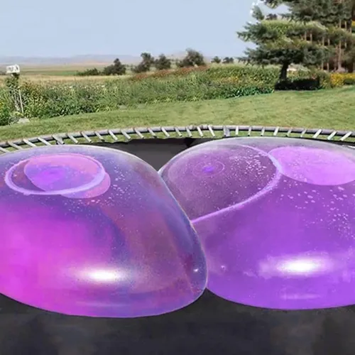 Miniatura 7 de Bola de burbujas gigante de 47 pulgadas para adultos, bola de diversión inflable de inyección de agua, bola de burbujas para playa, jardín, bola