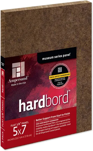 Miniatura 32 de Ampersand Art Supply Panel de Pintura de Madera Dura: Serie Museum Hardbord, 11" x 14", Perfil Plano de 1/8 Pulgada Perfil plano de 1/8 pulgadas