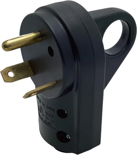 Miniatura 13 de Sintron NEMA - Enchufe de hoja recta 14-50P, mango ergonómico, rewirable, para caravana, caravana, remolque, viaje, 125/250 voltios, 50 amperios, 3