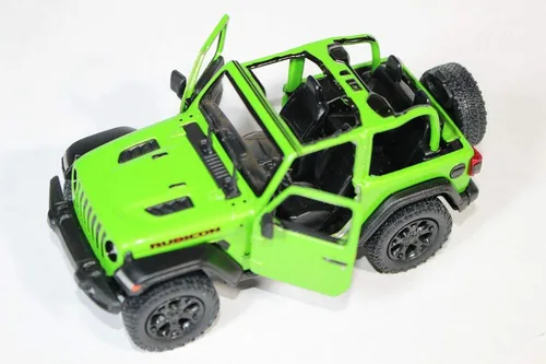 Miniatura 5 de KiNSMART - Vehículo de juguete de réplica de modelo fundido a presión a escala 1:34, 5 pulgadas, 4x4 todo terreno Jeep Wrangler Rubicon