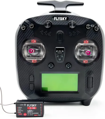 Miniatura 9 de Flysky FS-ST8 2.4GHz 8-10CH 3.0 Radio RC Transmisor Controlador FS-SR8 Receptor para RC Drone Quadcopter Car Boat Robot (FS-ST8 versión mejorada)