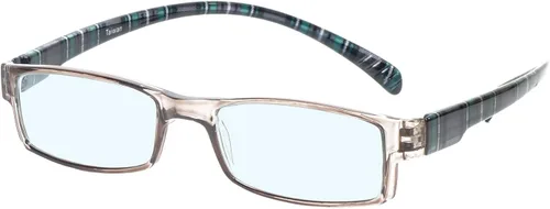 Miniatura 7 de Calabria 762 Gafas de lectura colgantes alrededor del cuello, lentes azules o transparentes, para hombres y mujeres, duraderos y modernos, patillas