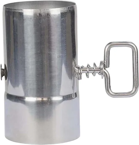 Miniatura 7 de Almencla Tubo de estufa portátil con amortiguador, tubo de chimenea, carpas calientes, estufa, tubo de extensión de combustión de acero inoxidable