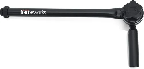 Miniatura 10 de Gator Frameworks Mini con Abrazadera Ajustable en Ángulo y Diseño de Enclavamiento, Brazo de Pluma de 9" (GFW-MIC-CLMPBM9)