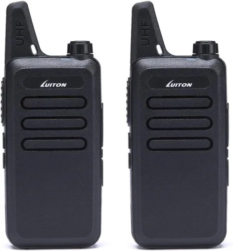 Walkie Talkies LT-316 GMRS Camping al aire libre Senderismo Caza Uhf Mini Walkie Talkies 3 vatios Salida 5-10 millas Rango Micro USB Carga Amateur