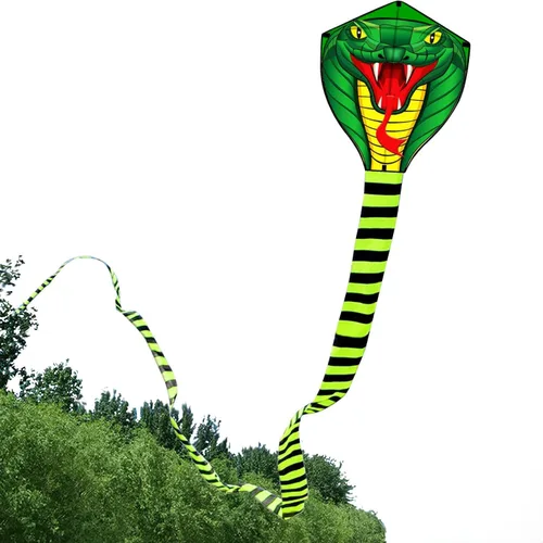 HENGDA KITE Cometas de serpiente de gran potencia con línea voladora Cometa deportiva divertida al aire libre